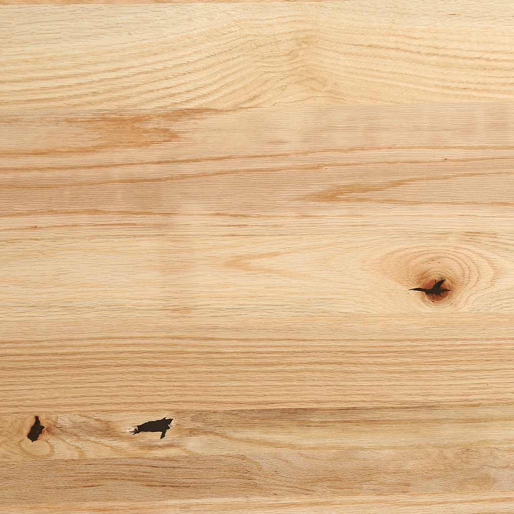 Dessus de table 80x40x4 cm bois de chêne massif ovale - XIOS