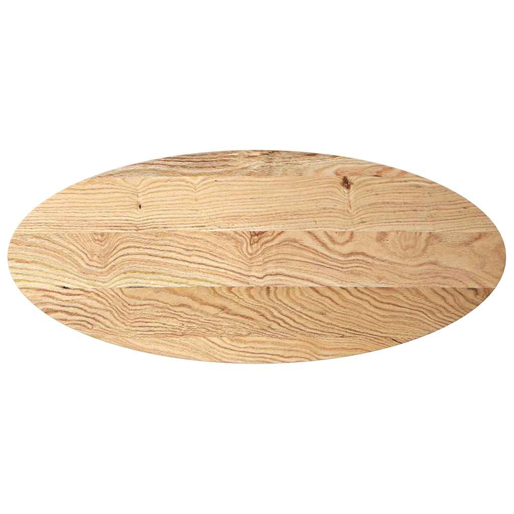 Dessus de table 140x60x4 cm bois de chêne massif ovale - XIOS