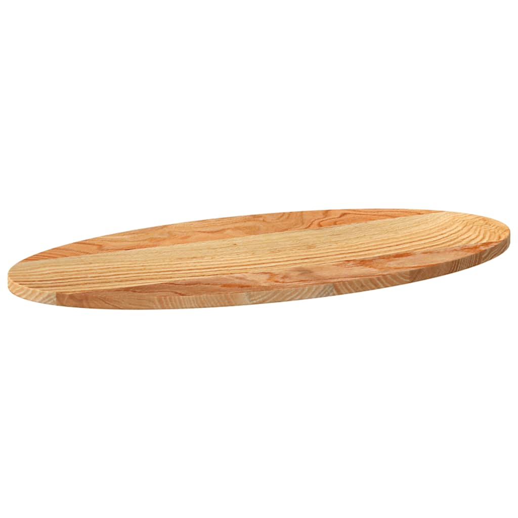 Dessus de table 80x40x2 cm bois de chêne massif ovale - XIOS