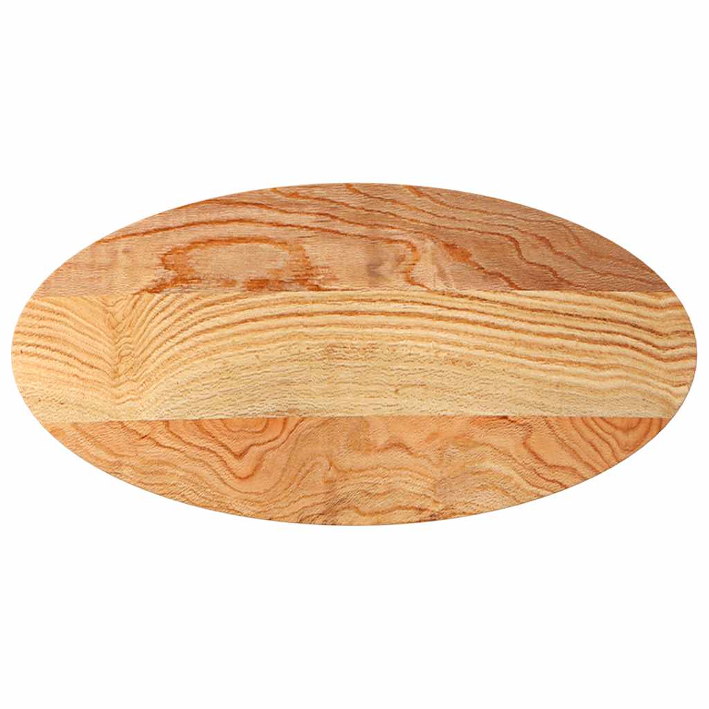 Dessus de table 100x50x2 cm bois de chêne massif ovale - XIOS