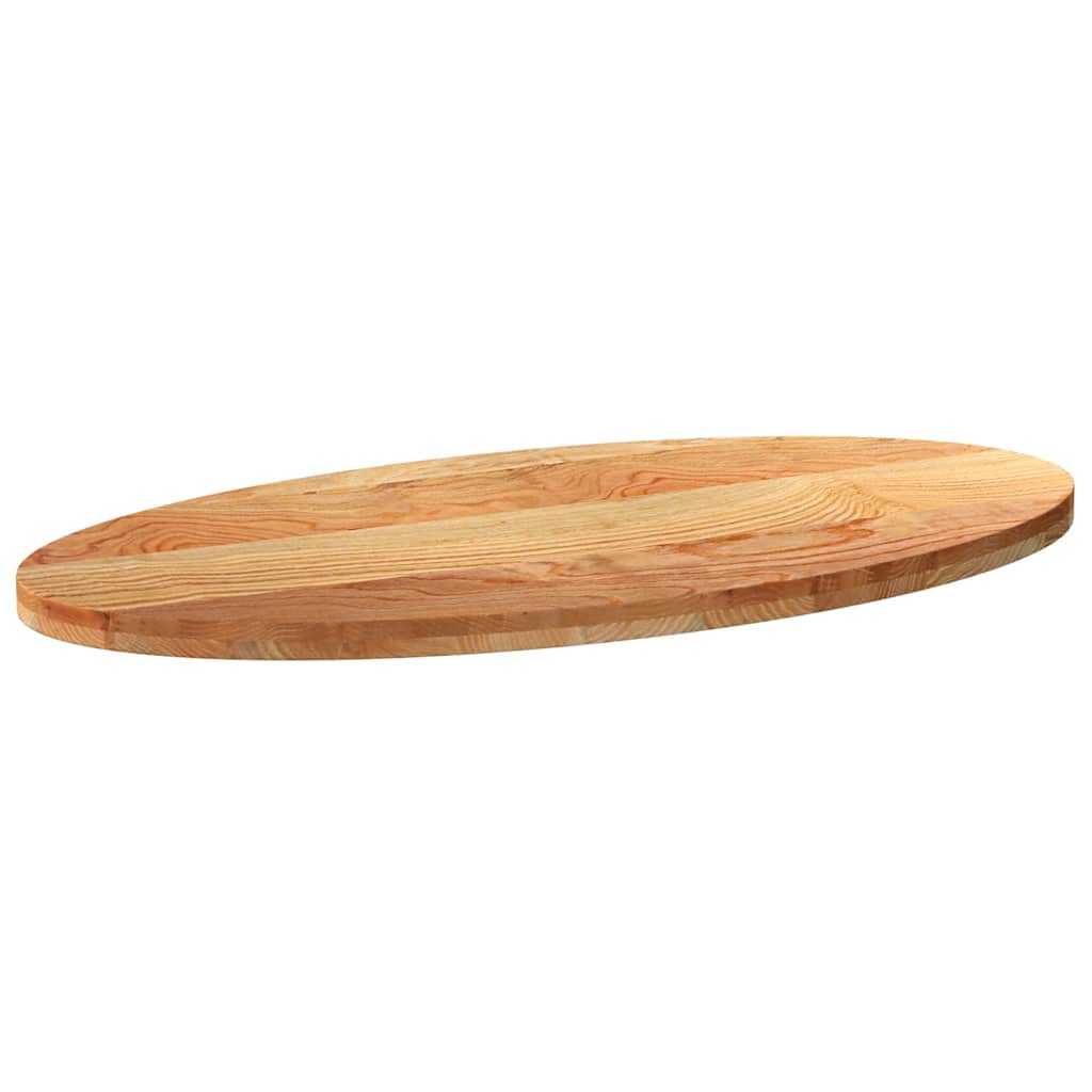 Dessus de table 120x60x4 cm bois de chêne massif ovale - XIOS