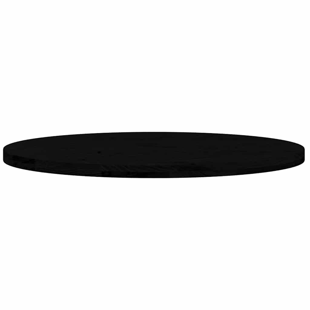 Dessus de table marron foncé 100x50x4cm bois chêne massif ovale - XIOS