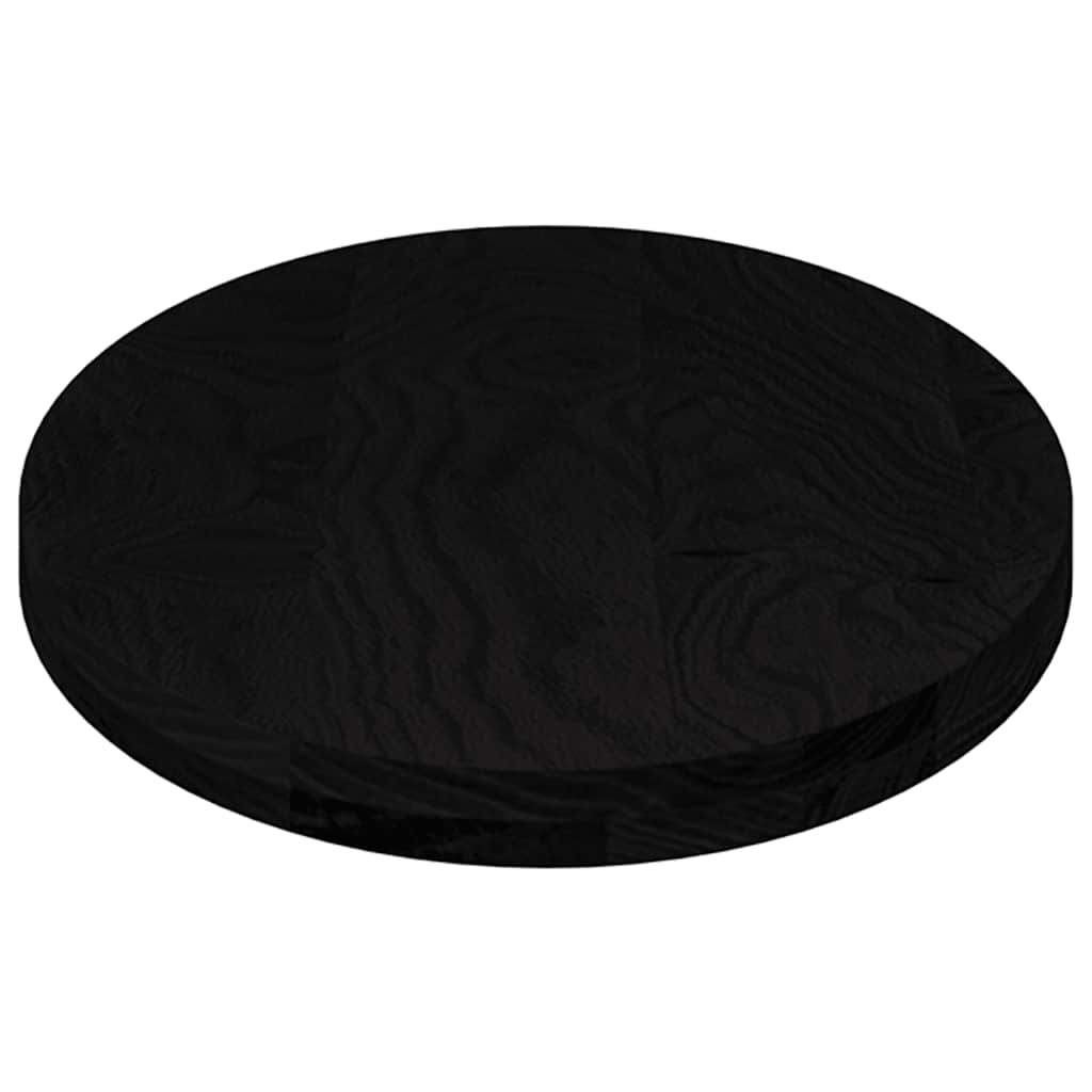 Dessus de table marron foncé 100x50x4cm bois chêne massif ovale - XIOS