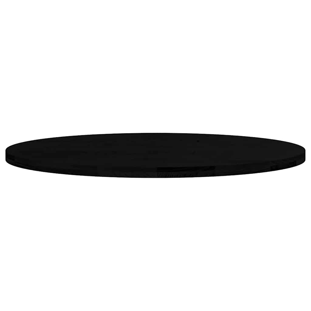 Dessus de table marron foncé 120x60x4cm bois chêne massif ovale - XIOS