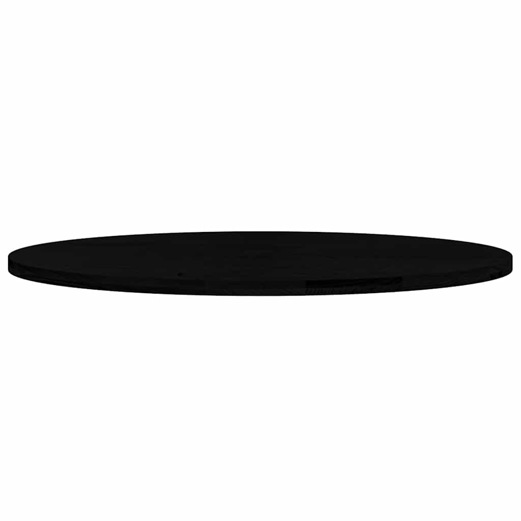 Dessus de table marron foncé 140x60x4cm bois chêne massif ovale - XIOS
