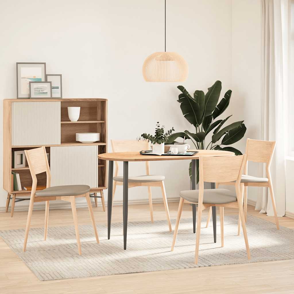 Dessus de table 120x60x2 cm bois de chêne massif ovale - XIOS