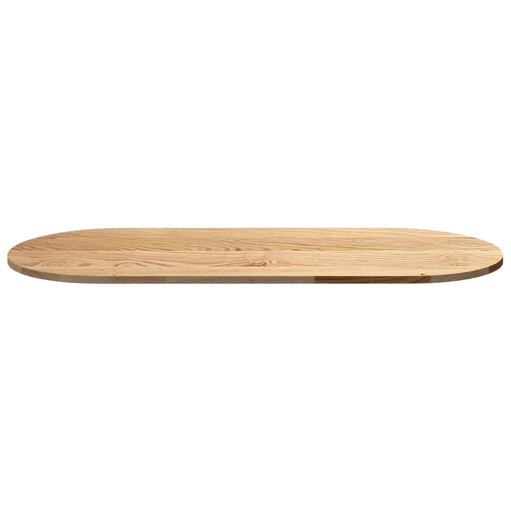 Dessus de table 140x60x2 cm bois de chêne massif ovale - XIOS
