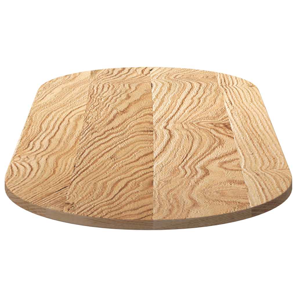 Dessus de table 140x60x2 cm bois de chêne massif ovale - XIOS