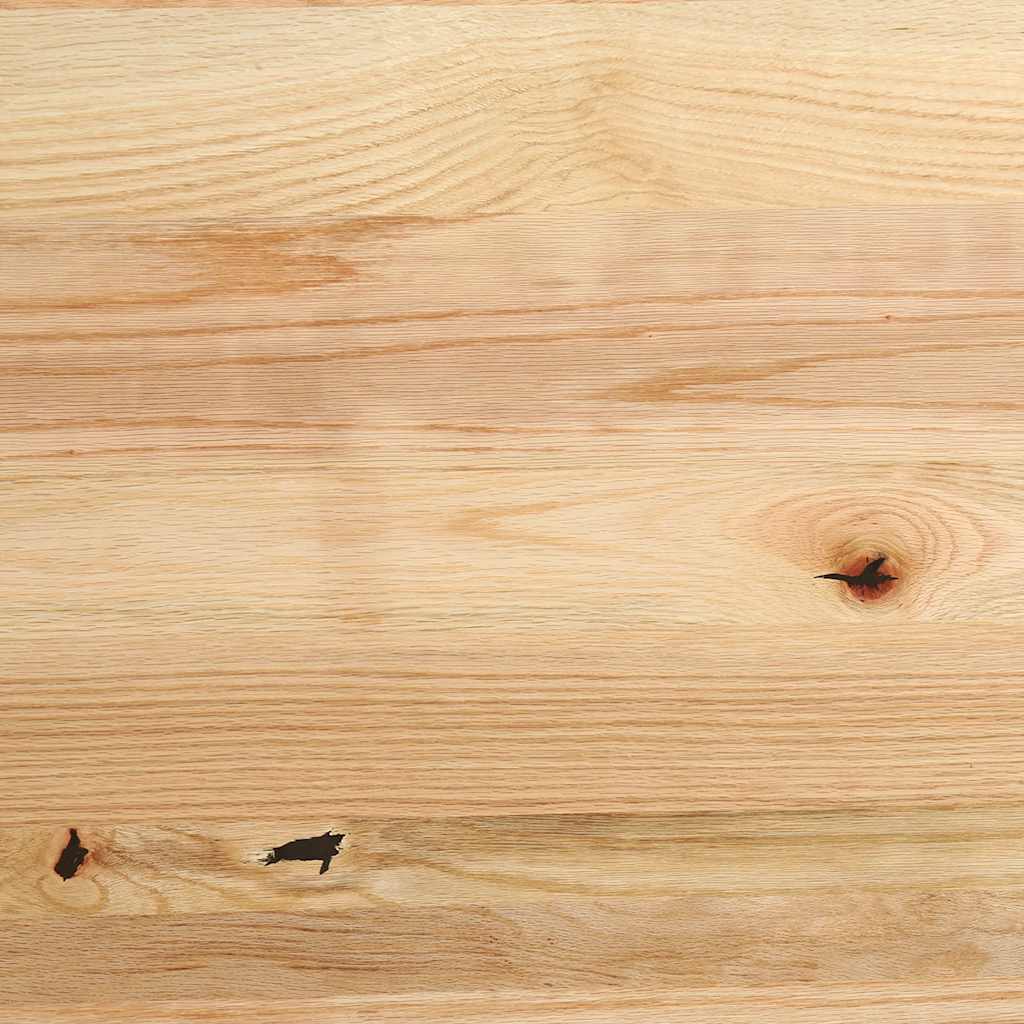 Dessus de table 80x40x4 cm bois de chêne massif ovale - XIOS