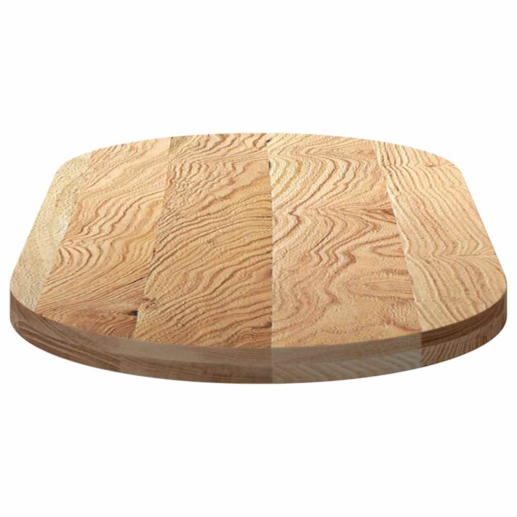 Dessus de table 120x60x4 cm bois de chêne massif ovale - XIOS