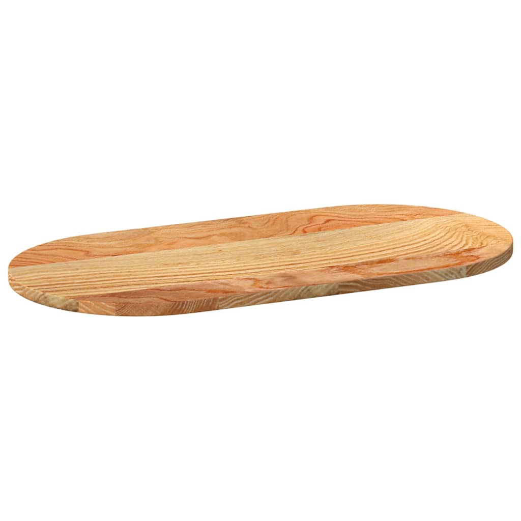 Dessus de table 80x40x2 cm bois de chêne massif ovale - XIOS