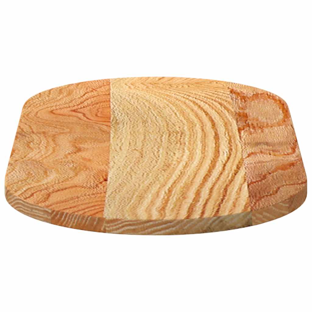 Dessus de table 80x40x2 cm bois de chêne massif ovale - XIOS