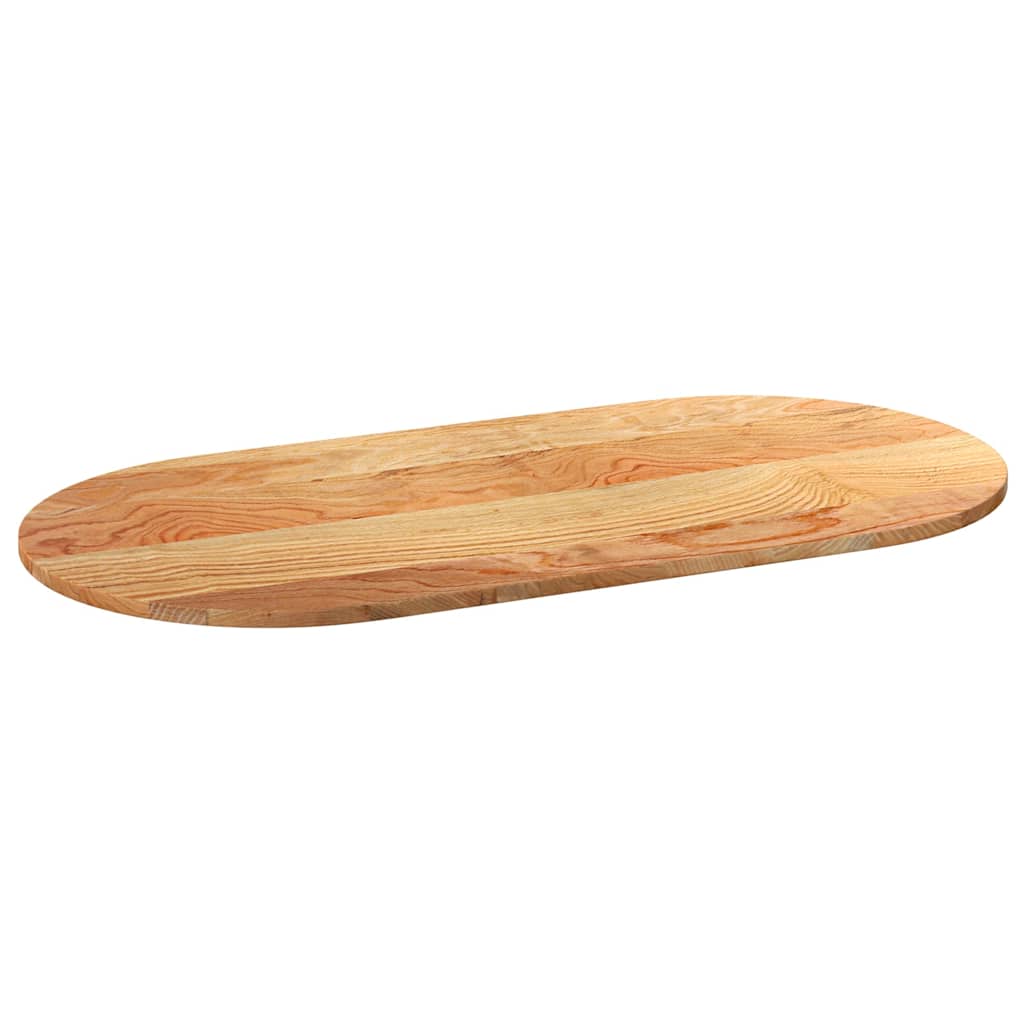 Dessus de table 120x60x2 cm bois de chêne massif ovale - XIOS