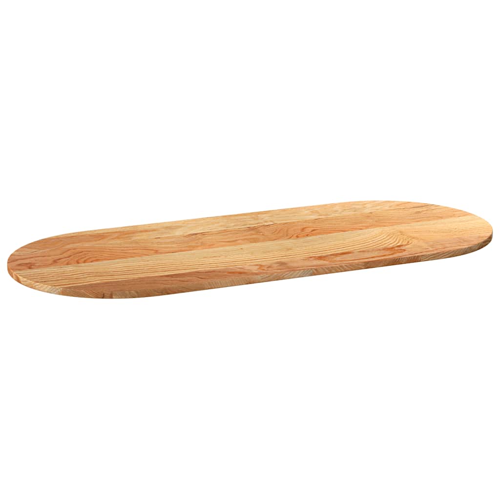 Dessus de table 140x60x2 cm bois de chêne massif ovale - XIOS