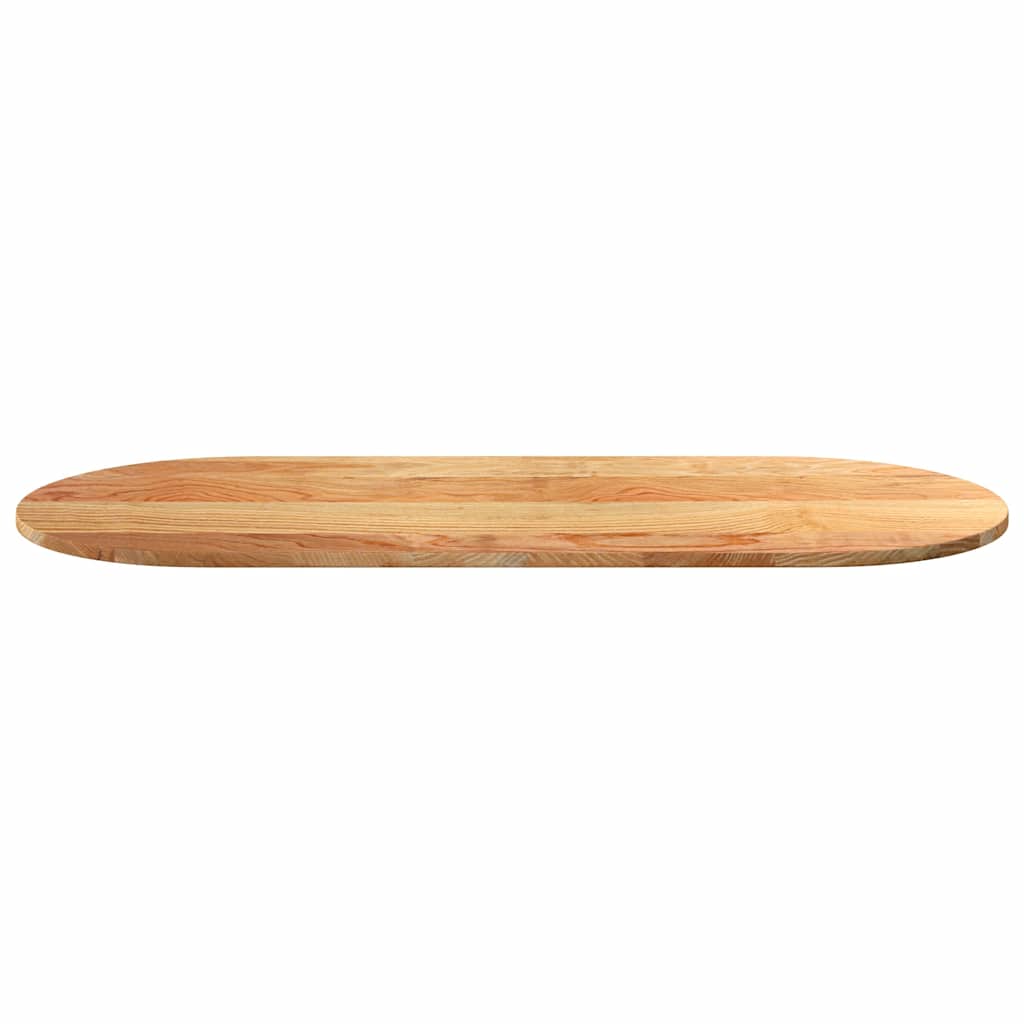 Dessus de table 140x60x2 cm bois de chêne massif ovale - XIOS