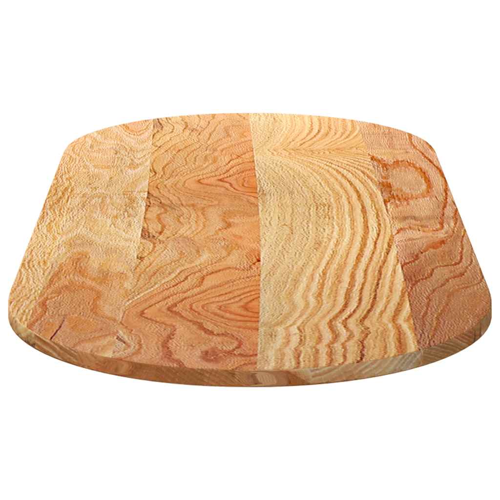 Dessus de table 140x60x2 cm bois de chêne massif ovale - XIOS