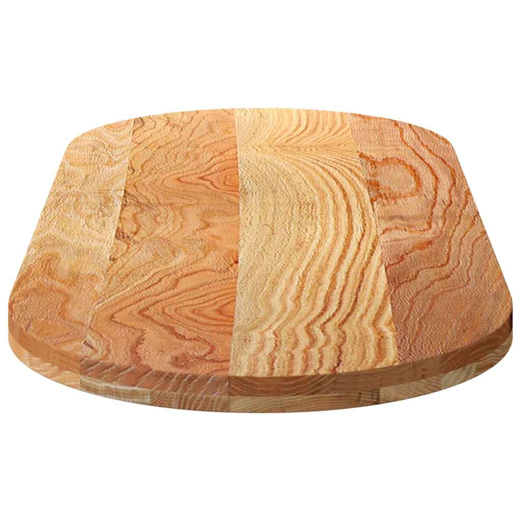 Dessus de table 140x60x4 cm bois de chêne massif ovale - XIOS