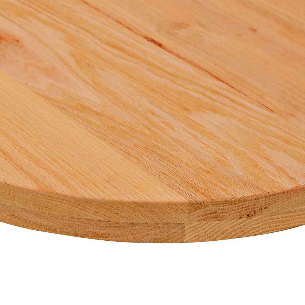Dessus de table 140x60x4 cm bois de chêne massif ovale - XIOS