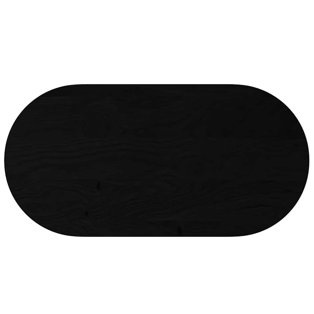 Dessus de table 120x60x2 cm bois de chêne massif ovale - XIOS