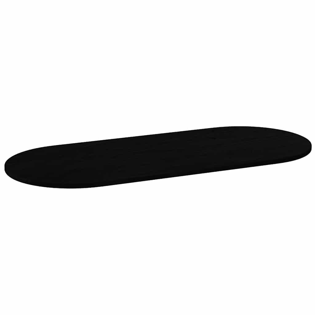 Dessus de table 140x60x2 cm bois de chêne massif ovale - XIOS
