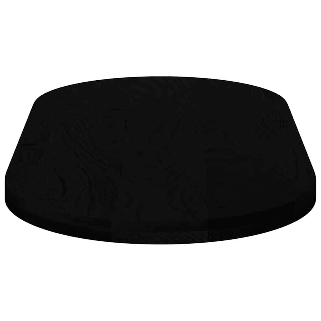 Dessus de table marron foncé 120x60x4cm bois chêne massif ovale - XIOS