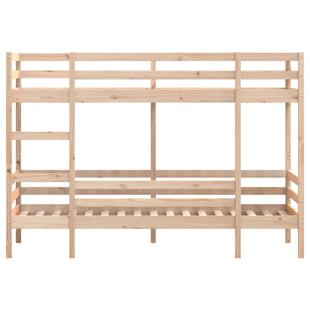 Lit superposé sans matelas 80x200 cm bois de pin massif - XIOS