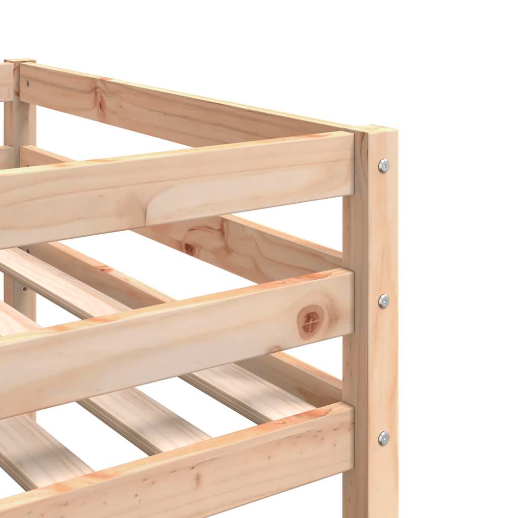 Lit superposé sans matelas 80x200 cm bois de pin massif - XIOS