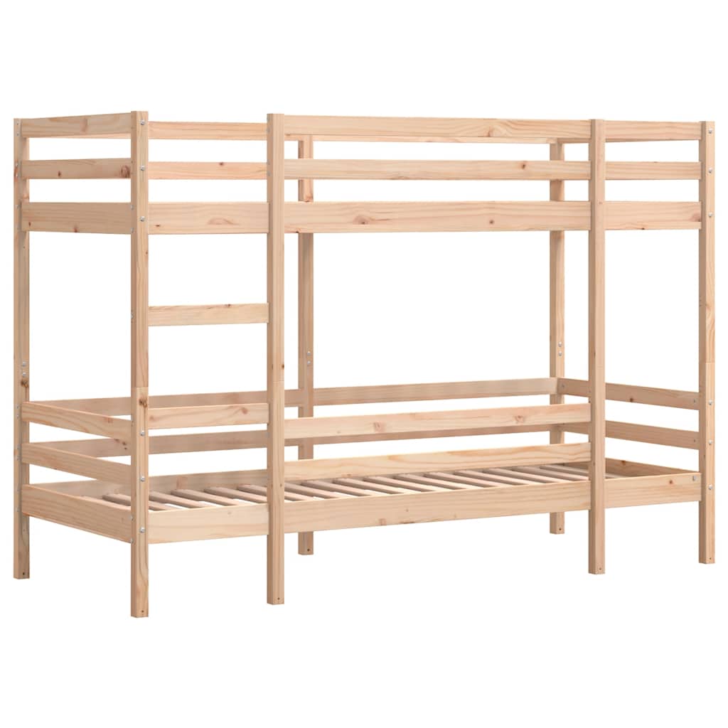 Lit superposé sans matelas 90x200 cm bois de pin massif - XIOS