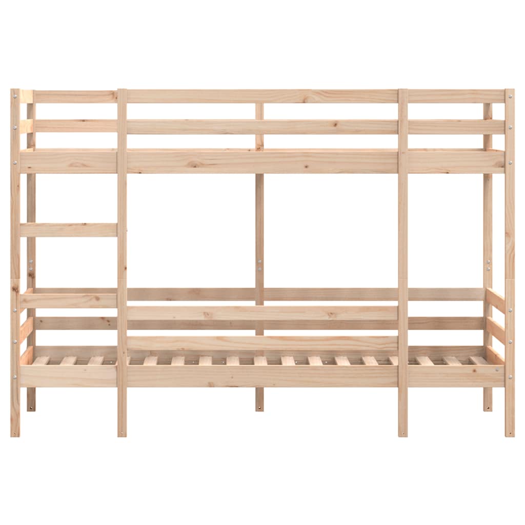 Lit superposé sans matelas 90x200 cm bois de pin massif - XIOS