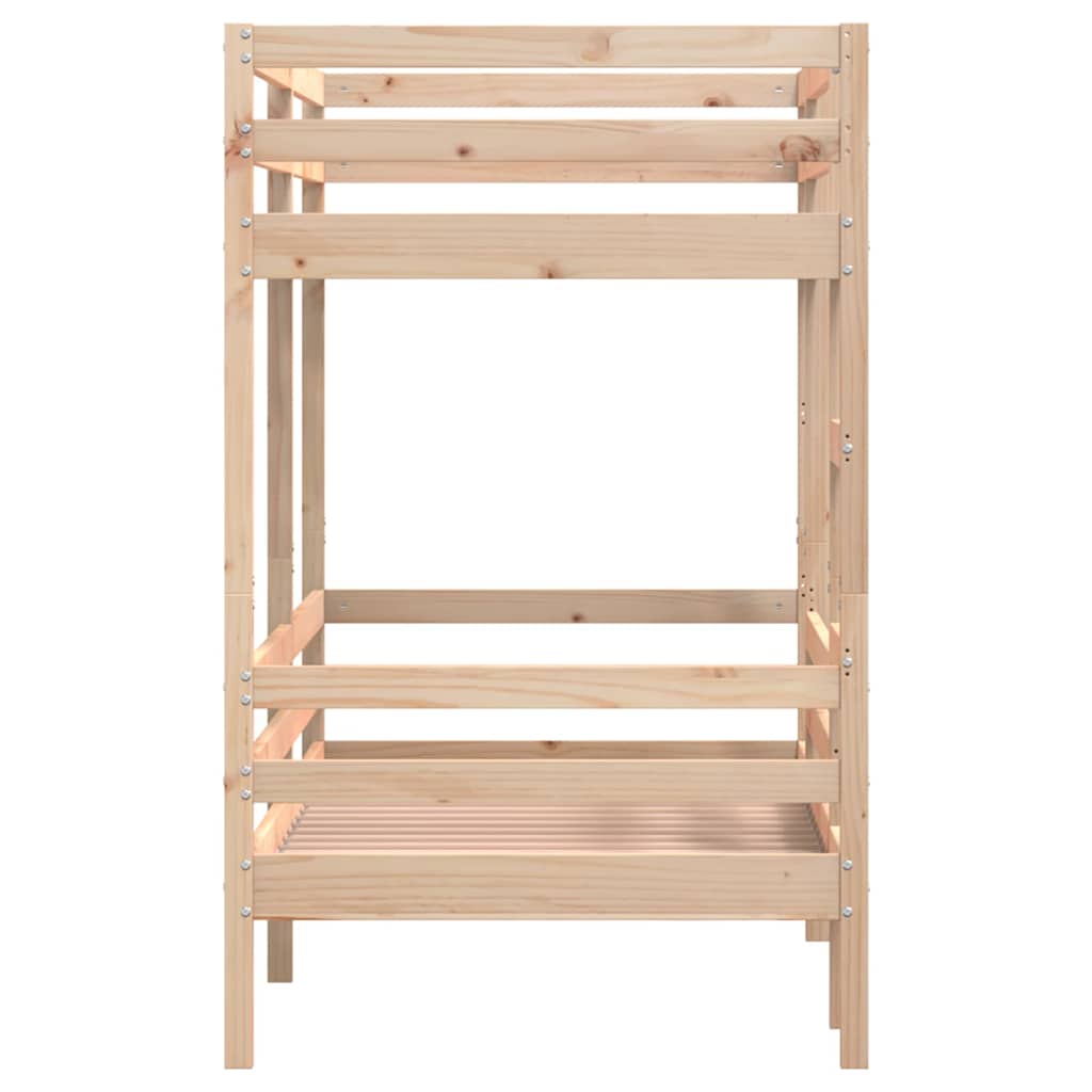 Lit superposé sans matelas 90x200 cm bois de pin massif - XIOS
