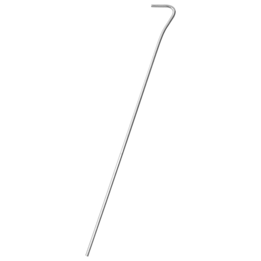 Piquets de tente 50 pcs 30 cm Ø4 mm acier galvanisé Accessoires de tente vidaXL