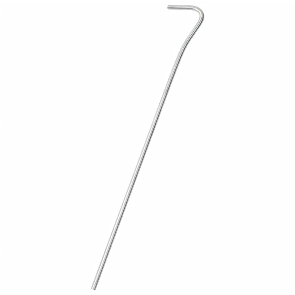 Piquets de tente 25 pcs 23 cm Ø4 mm acier galvanisé Accessoires de tente vidaXL