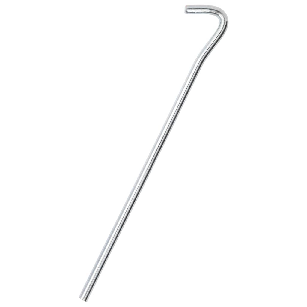 Piquets de tente 25 pcs 23 cm Ø7 mm acier galvanisé Accessoires de tente vidaXL