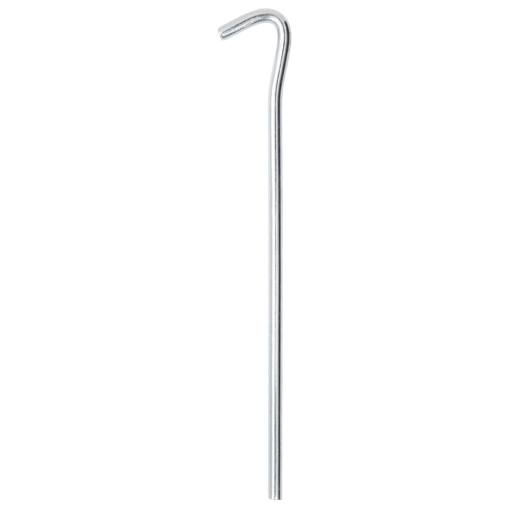 Piquets de tente 25 pcs 23 cm Ø7 mm acier galvanisé Accessoires de tente vidaXL