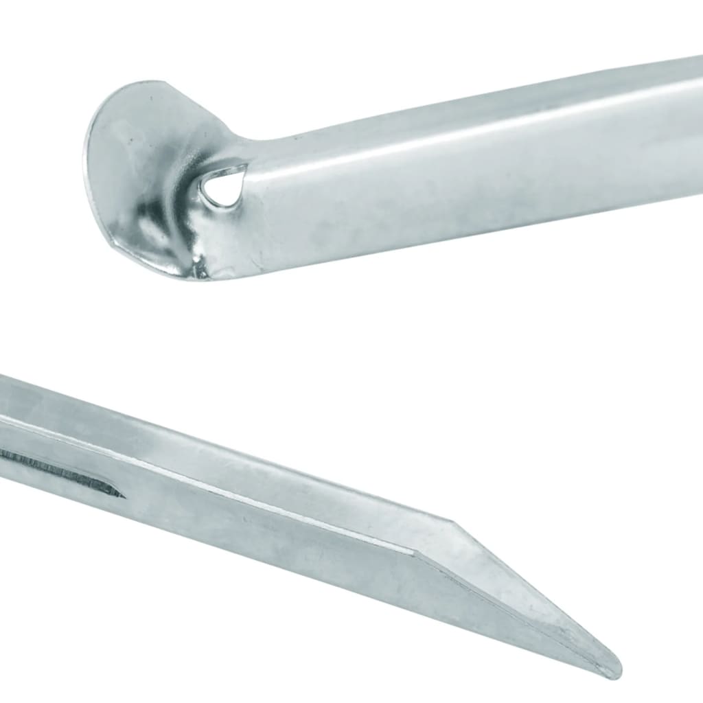 Piquets de tente 24 pcs 17 cm Ø20 mm acier galvanisé Accessoires de tente vidaXL