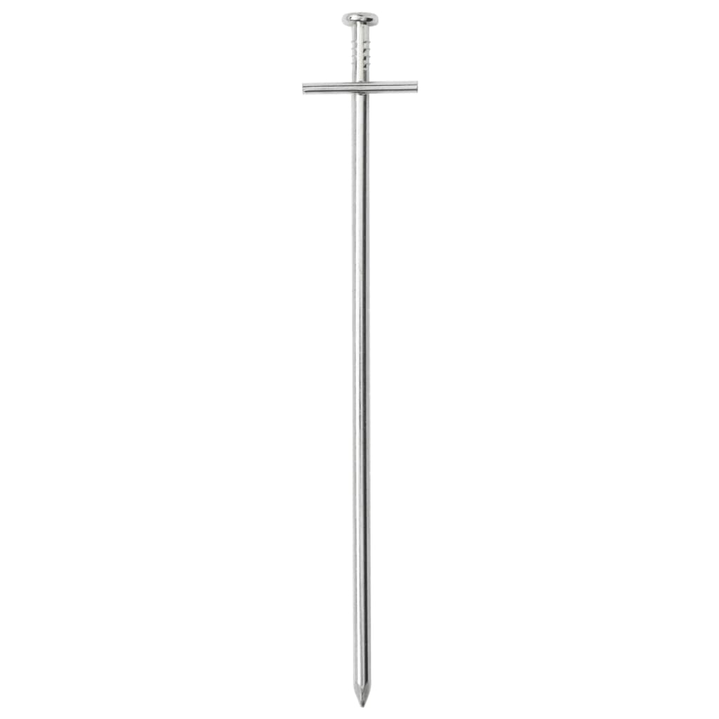 Piquets de tente 24 pcs 23 cm Ø6 mm acier galvanisé Accessoires de tente vidaXL