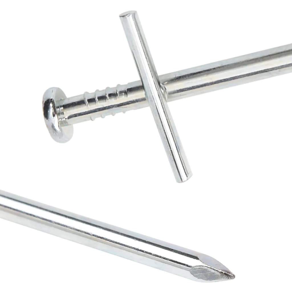 Piquets de tente 24 pcs 23 cm Ø6 mm acier galvanisé Accessoires de tente vidaXL