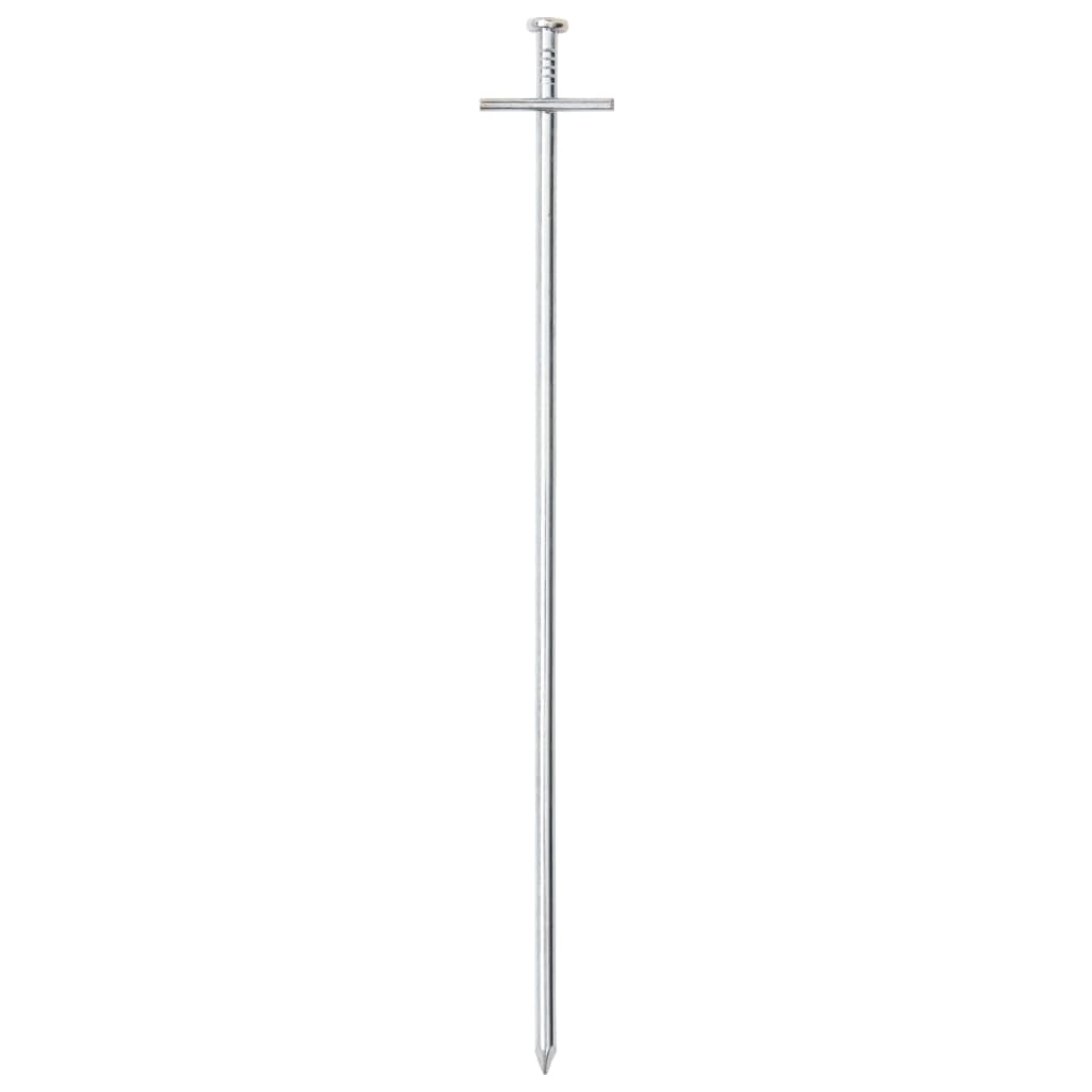 Piquets de tente 24 pcs 29,5 cm Ø6 mm acier galvanisé Accessoires de tente vidaXL
