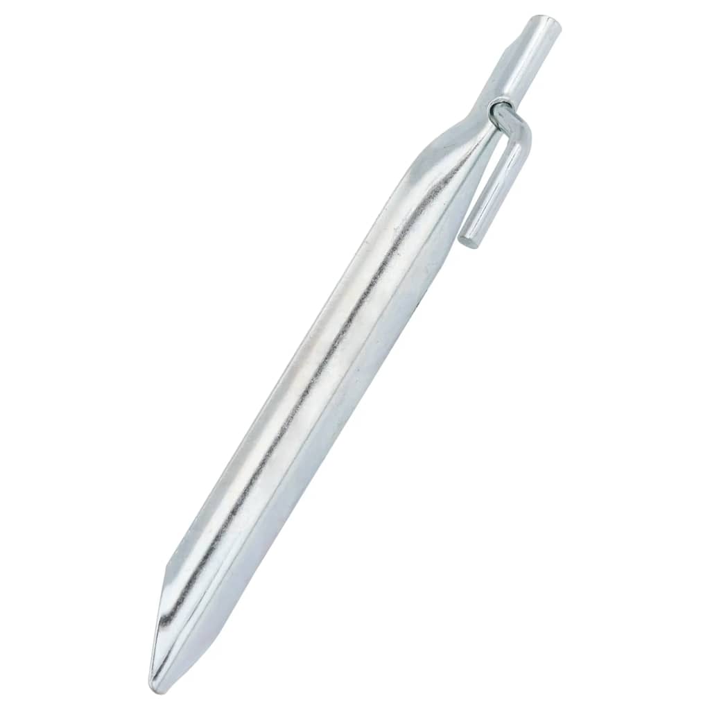 Piquets de tente 24pcs en forme de V 17cm Ø20mm acier galvanisé Accessoires de tente vidaXL