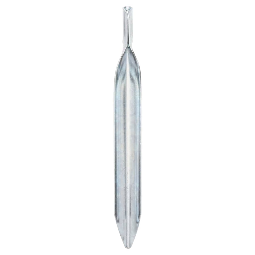 Piquets de tente 24pcs en forme de V 17cm Ø20mm acier galvanisé Accessoires de tente vidaXL