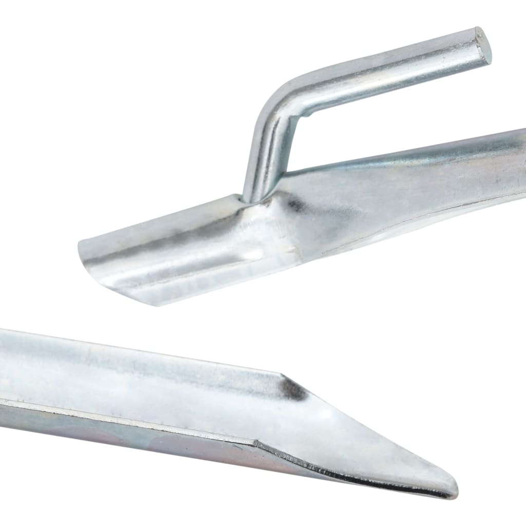 Piquets de tente 24pcs en forme de V 17cm Ø20mm acier galvanisé Accessoires de tente vidaXL
