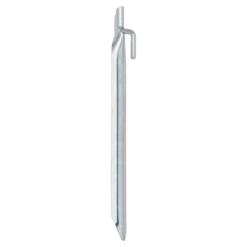 Piquets de tente 24pcs en forme de V 24cm Ø20mm acier galvanisé Accessoires de tente vidaXL