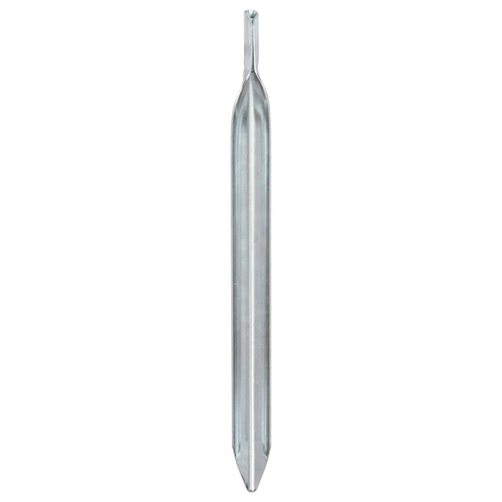 Piquets de tente 24pcs en forme de V 24cm Ø20mm acier galvanisé Accessoires de tente vidaXL