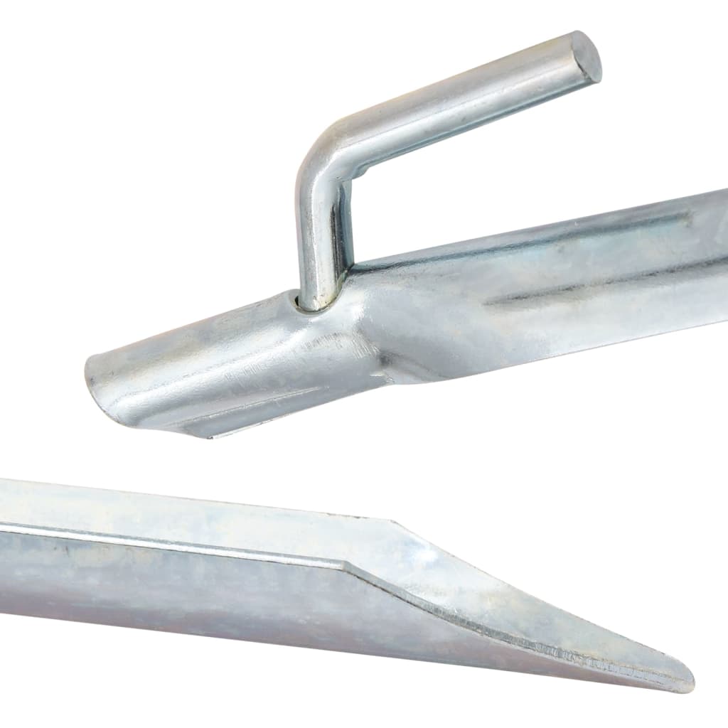 Piquets de tente 24pcs en forme de V 24cm Ø20mm acier galvanisé Accessoires de tente vidaXL
