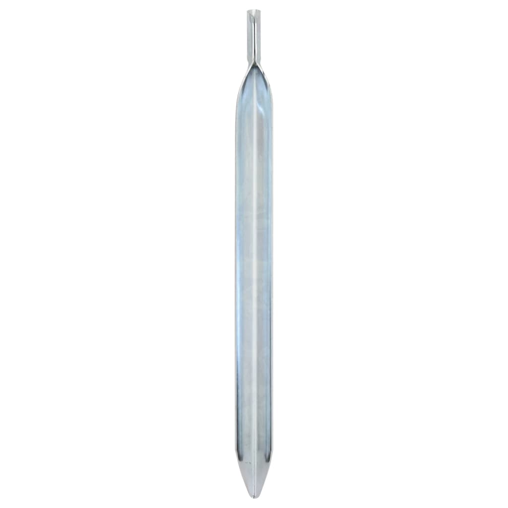 Piquets de tente 24pcs en forme de V 25cm Ø20mm acier galvanisé Accessoires de tente vidaXL