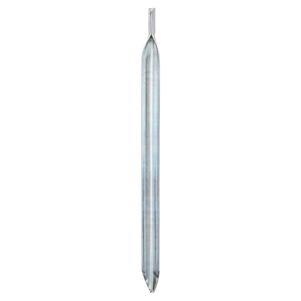 Piquets de tente 24 pcs forme de V 29,5cm Ø20mm acier galvanisé Accessoires de tente vidaXL