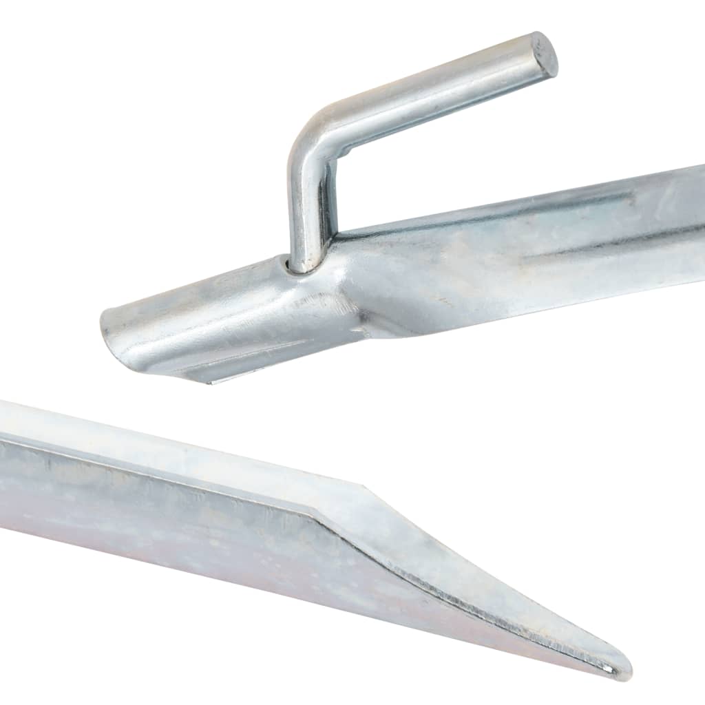 Piquets de tente 24 pcs forme de V 29,5cm Ø20mm acier galvanisé Accessoires de tente vidaXL
