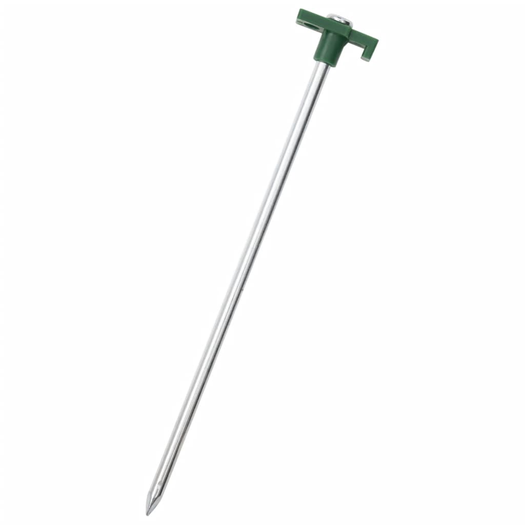 Piquets de tente 24 pcs 25 cm 7 mm acier galvanisé et PP Accessoires de tente vidaXL