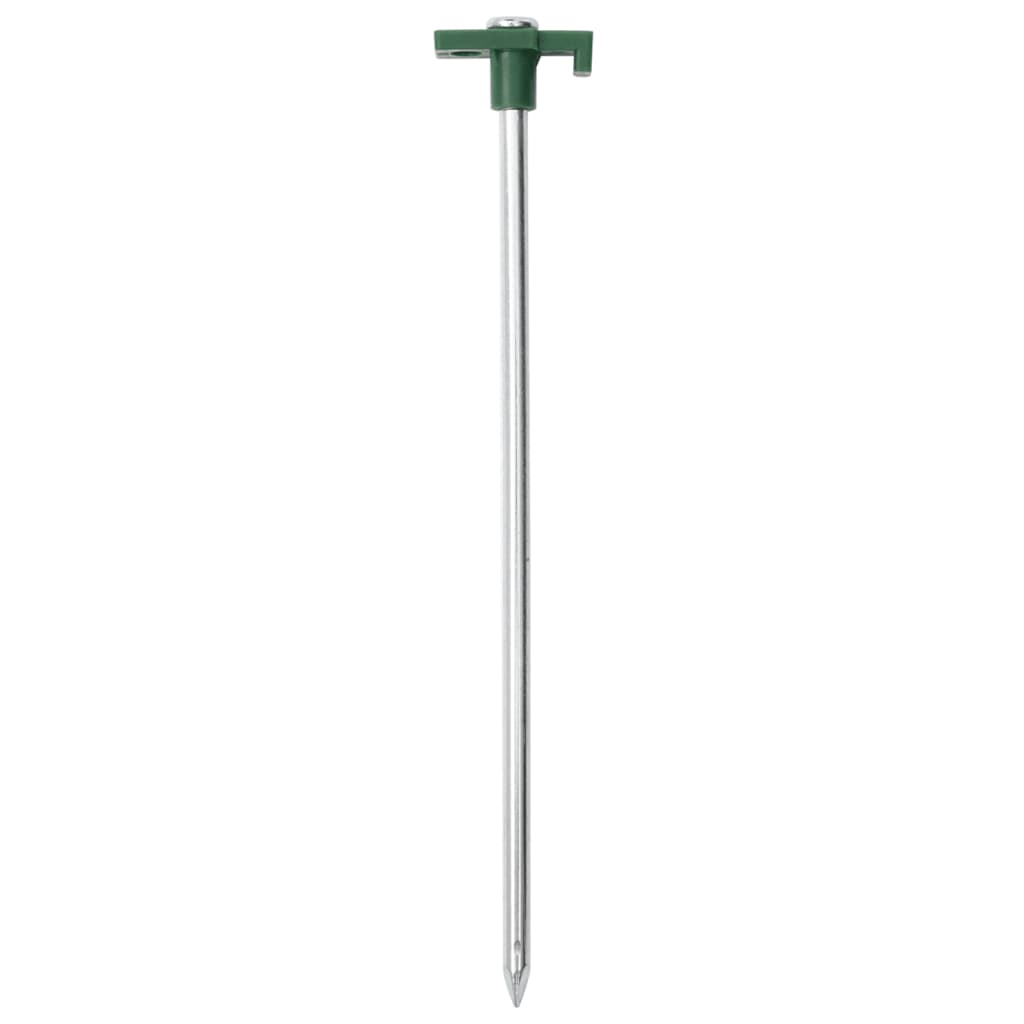 Piquets de tente 24 pcs 25 cm 7 mm acier galvanisé et PP Accessoires de tente vidaXL
