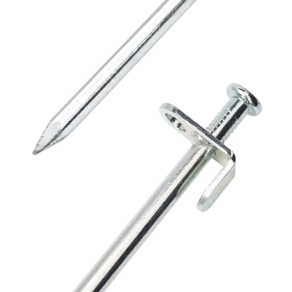 Piquets de tente 24 pcs 30 cm 8 mm acier galvanisé Accessoires de tente vidaXL